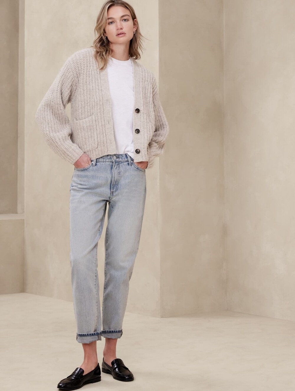 Banana Republic Factory Textured Pocket Cardigan Size XS - Picture 2 of 3